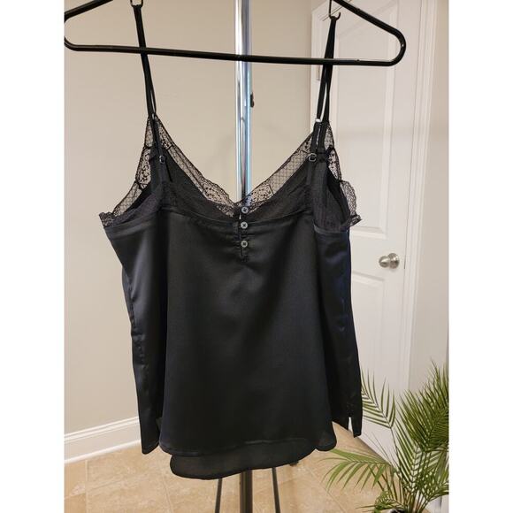 Abercrombie & Fitch Black Lace Trim Tank - Picture 2 of 3